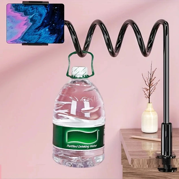Suporte multifuncional articulado para celular e tablet OPANSTEN com fixação em garrafa, ideal como bed mount para celular
