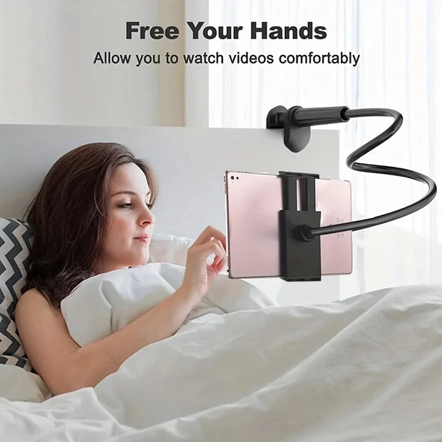 Suporte multifuncional articulado OPANSTEN, bed mount para celular, ideal para assistir vídeos confortavelmente na cama.