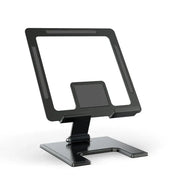 Suporte universal para tablet OLOPKY em cor preta, ideal para uso em mesa com design ergonômico.