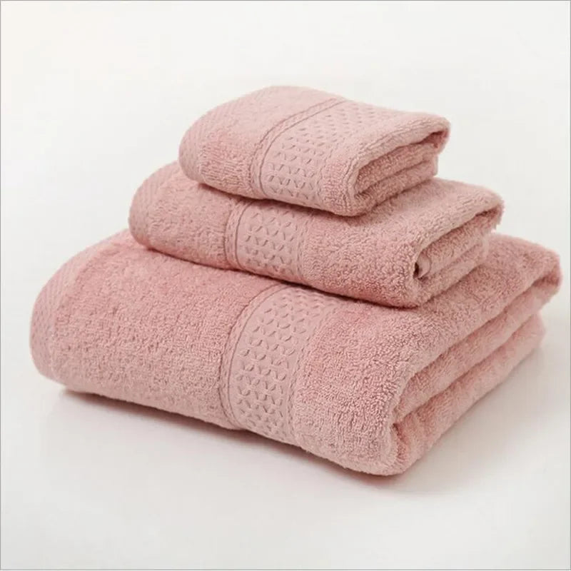 Toalhas de banho superabsorvente macia em rosa, ideal para conforto e secagem rápida
