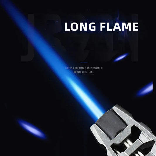 Tocha de chama de jato da NOENNAME_NULL com chama azul longa e design moderno