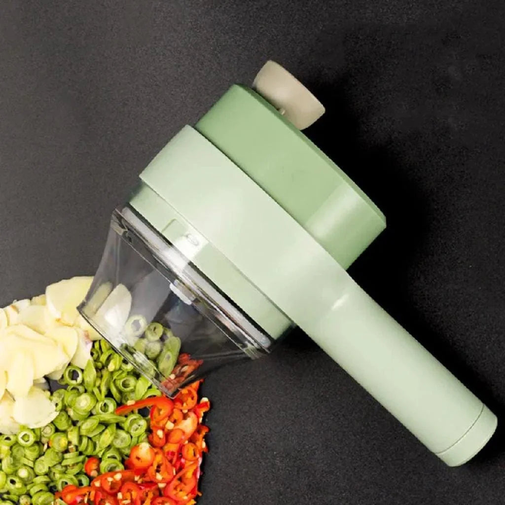 Picador elétrico de legumes DAFUSHOP, triturador de alho com USB, ideal para cortes rápidos e fáceis.