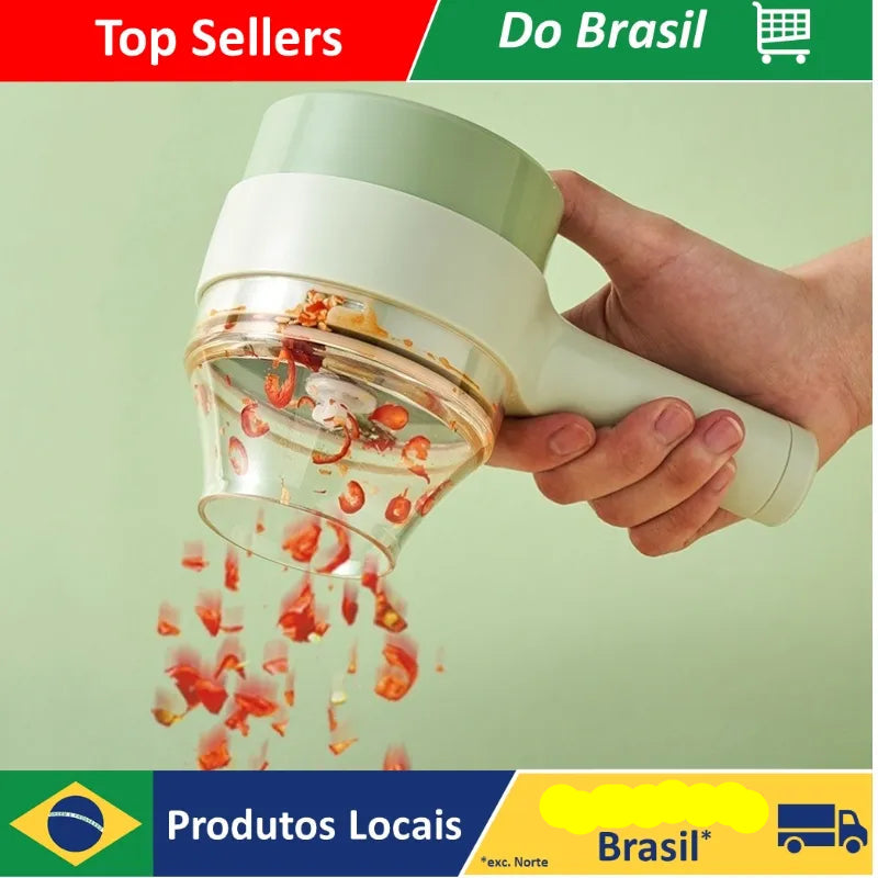 Picador elétrico de legumes DAFUSHOP, triturador de alho com USB para facilitar o preparo de pratos