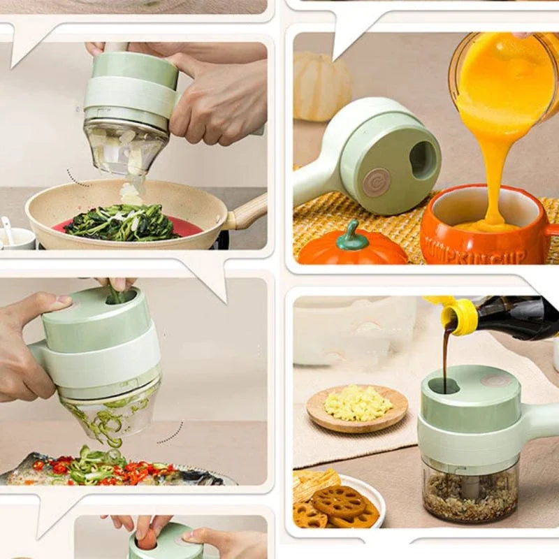Picador elétrico de legumes DAFUSHOP, prático triturador de alho com USB para facilitar o preparo de alimentos