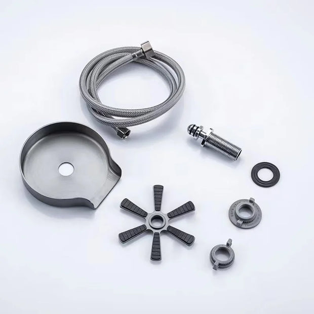 XINCHEN lavador de copos kit com mangueira inox bico e peças de reposição para limpador de copos profissional restaurante