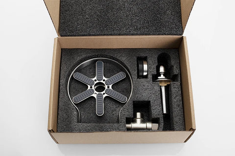 limpador de copos profissional restaurante XINCHEN kit com cabeça de lavagem válvula e acessórios em estojo