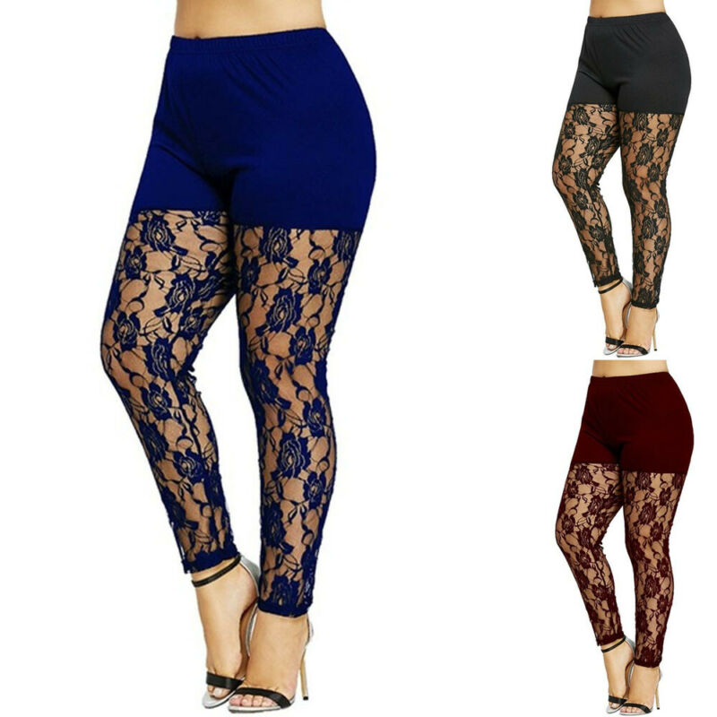 Novas calças femininas casuais skinny leggings moda patchwork estampado malha cintura elástica leggings lápis cheio tamanho grande EUA O Badalo do sino