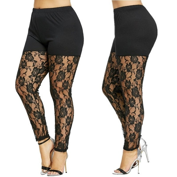 Novas calças femininas casuais skinny leggings moda patchwork estampado malha cintura elástica leggings lápis cheio tamanho grande EUA O Badalo do sino