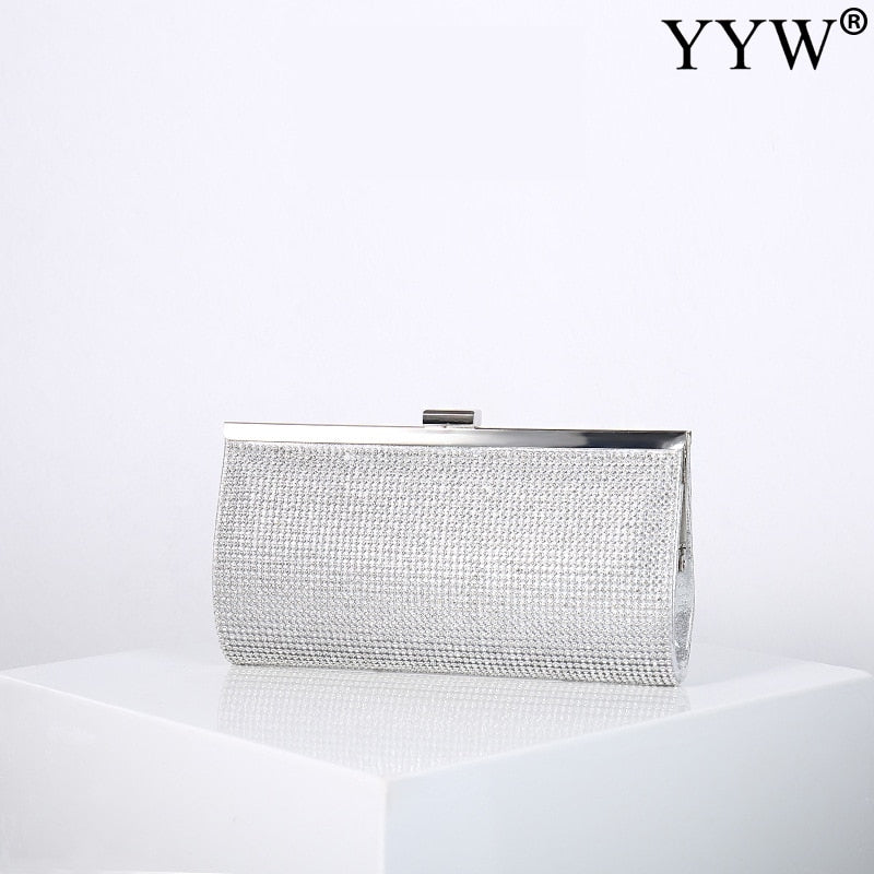 Moda 2021 Bolsa Clutch Feminina Com Diamantes Elegante Luxo Requintado Vintage Para Festa Feminina Casamento Mini Carteira Bolsa Noite YYW