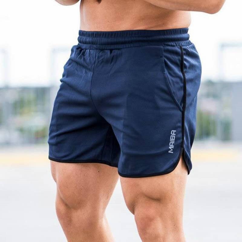 Novos shorts masculinos fitness para musculação masculino verão academias treino masculino malha respirável secagem rápida roupas esportivas jogger praia calças curtas YOSHINEE