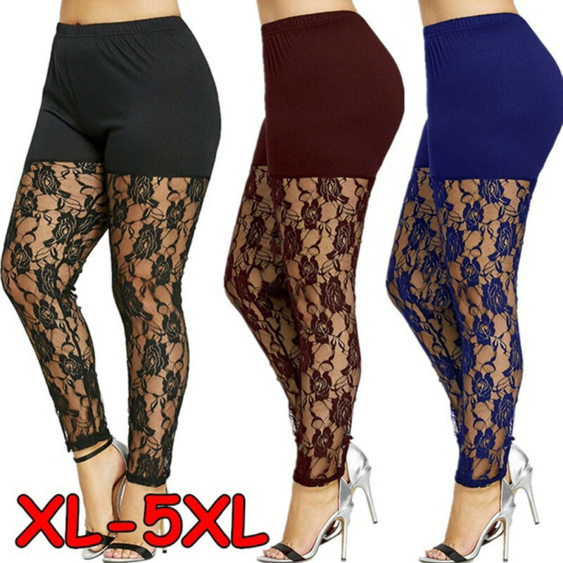 Novas calças femininas casuais skinny leggings moda patchwork estampado malha cintura elástica leggings lápis cheio tamanho grande EUA O Badalo do sino