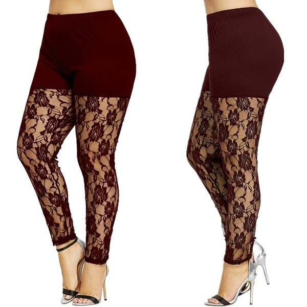 Novas calças femininas casuais skinny leggings moda patchwork estampado malha cintura elástica leggings lápis cheio tamanho grande EUA O Badalo do sino