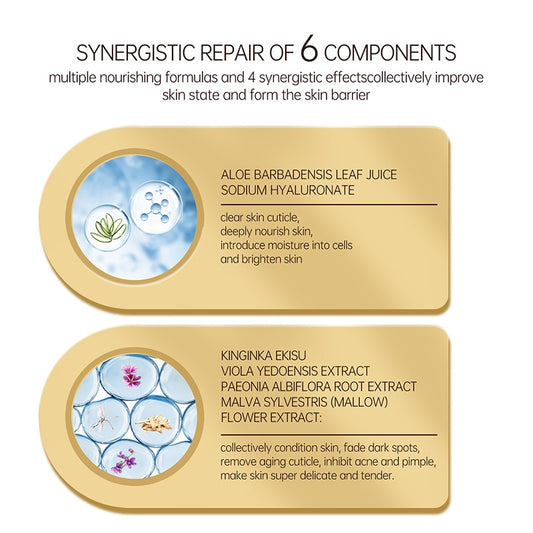 Soro facial reafirmante e anti envelhecimento DEEVENTH com ingredientes que melhoram a pele e reduzem manchas escuras