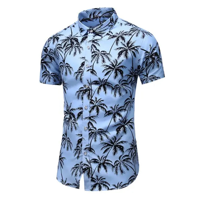 Moda 9 Estilo Design Manga Curta Camisa Casual Estampado Masculino Praia Blusa 2021 Roupas de Verão Plus Tamanho Asiático M-XXXL 4XL 5XL Lance Donovan