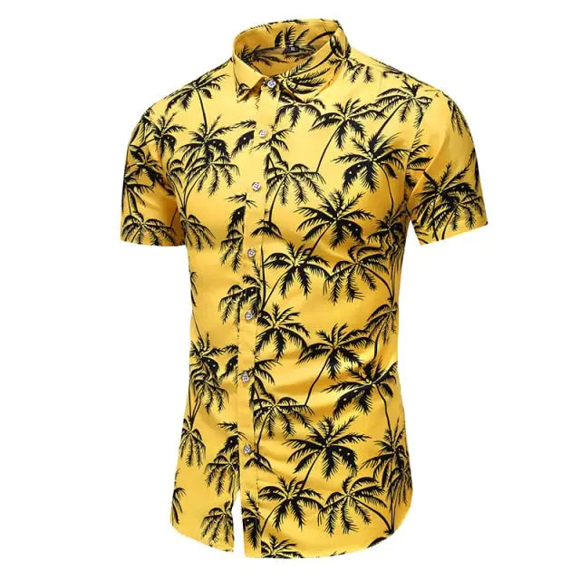 Moda 9 Estilo Design Manga Curta Camisa Casual Estampado Masculino Praia Blusa 2021 Roupas de Verão Plus Tamanho Asiático M-XXXL 4XL 5XL Lance Donovan