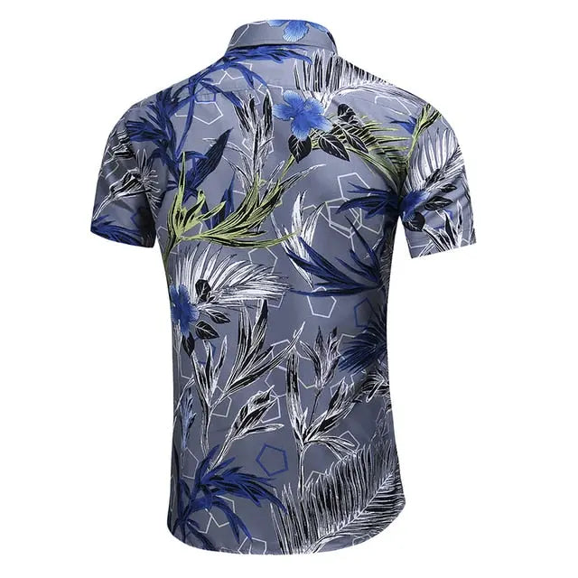 Moda 9 Estilo Design Manga Curta Camisa Casual Estampado Masculino Praia Blusa 2021 Roupas de Verão Plus Tamanho Asiático M-XXXL 4XL 5XL Lance Donovan