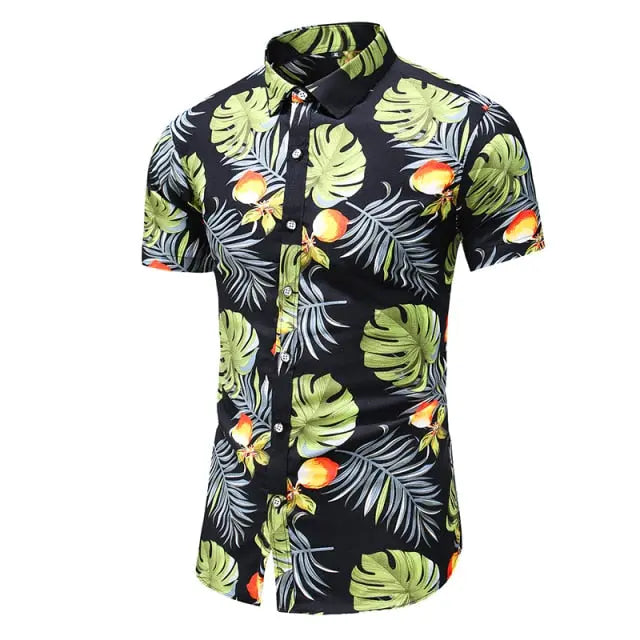 Moda 9 Estilo Design Manga Curta Camisa Casual Estampado Masculino Praia Blusa 2021 Roupas de Verão Plus Tamanho Asiático M-XXXL 4XL 5XL Lance Donovan