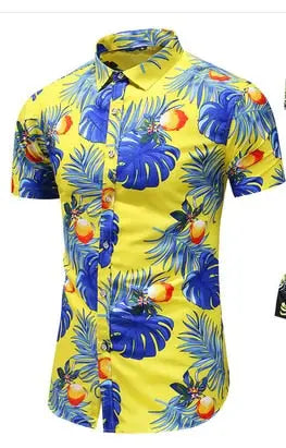 Moda 9 Estilo Design Manga Curta Camisa Casual Estampado Masculino Praia Blusa 2021 Roupas de Verão Plus Tamanho Asiático M-XXXL 4XL 5XL Lance Donovan