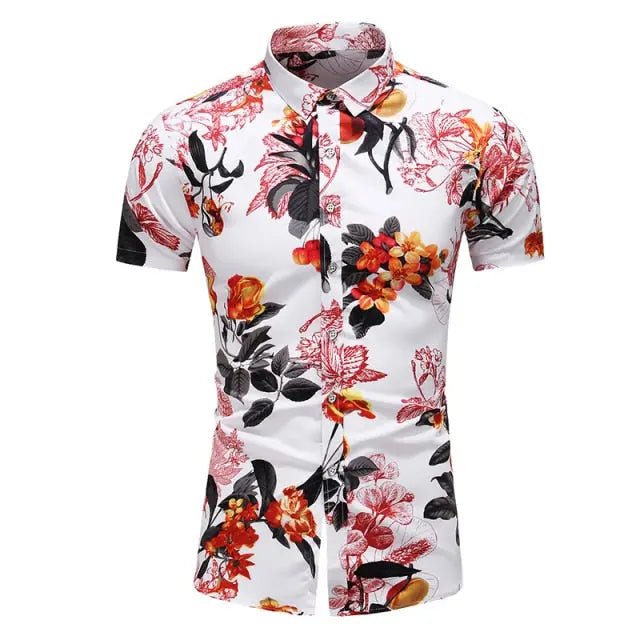 Moda 9 Estilo Design Manga Curta Camisa Casual Estampado Masculino Praia Blusa 2021 Roupas de Verão Plus Tamanho Asiático M-XXXL 4XL 5XL Lance Donovan