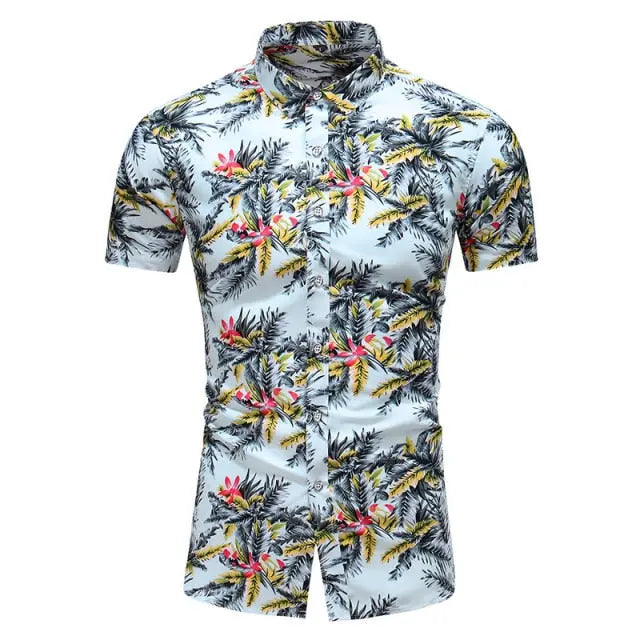 Moda 9 Estilo Design Manga Curta Camisa Casual Estampado Masculino Praia Blusa 2021 Roupas de Verão Plus Tamanho Asiático M-XXXL 4XL 5XL Lance Donovan