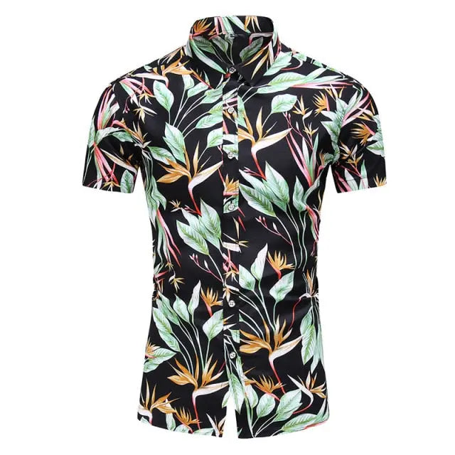 Moda 9 Estilo Design Manga Curta Camisa Casual Estampado Masculino Praia Blusa 2021 Roupas de Verão Plus Tamanho Asiático M-XXXL 4XL 5XL Lance Donovan