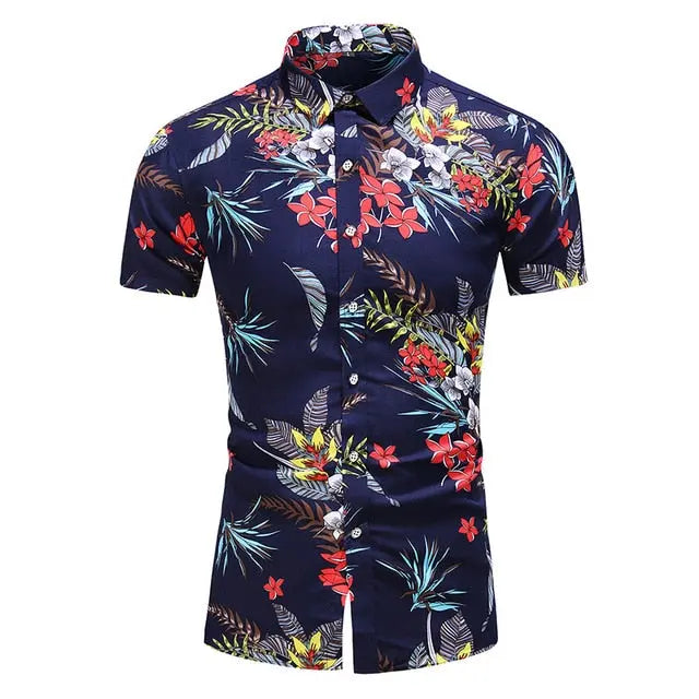 Moda 9 Estilo Design Manga Curta Camisa Casual Estampado Masculino Praia Blusa 2021 Roupas de Verão Plus Tamanho Asiático M-XXXL 4XL 5XL Lance Donovan