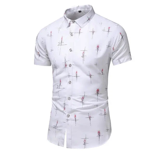 Moda 9 Estilo Design Manga Curta Camisa Casual Estampado Masculino Praia Blusa 2021 Roupas de Verão Plus Tamanho Asiático M-XXXL 4XL 5XL Lance Donovan