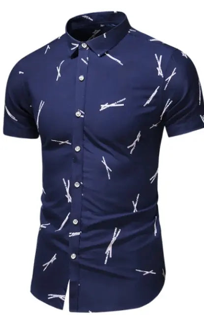 Moda 9 Estilo Design Manga Curta Camisa Casual Estampado Masculino Praia Blusa 2021 Roupas de Verão Plus Tamanho Asiático M-XXXL 4XL 5XL Lance Donovan