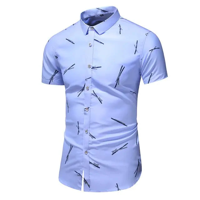 Moda 9 Estilo Design Manga Curta Camisa Casual Estampado Masculino Praia Blusa 2021 Roupas de Verão Plus Tamanho Asiático M-XXXL 4XL 5XL Lance Donovan