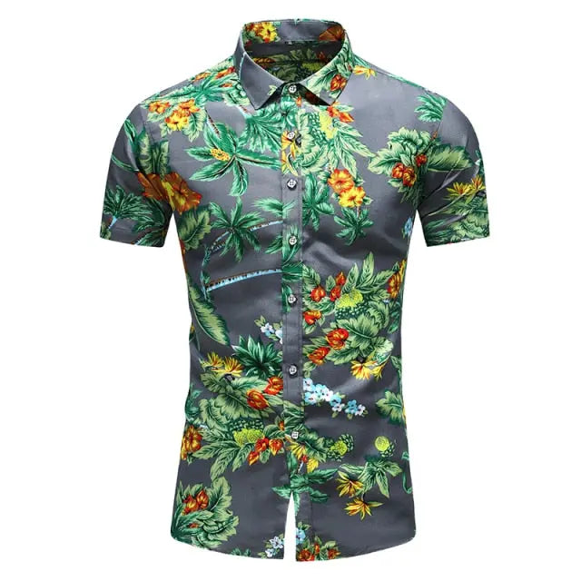 Moda 9 Estilo Design Manga Curta Camisa Casual Estampado Masculino Praia Blusa 2021 Roupas de Verão Plus Tamanho Asiático M-XXXL 4XL 5XL Lance Donovan